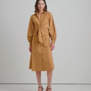 Polo by Ralph Lauren Tan Maxi Dress